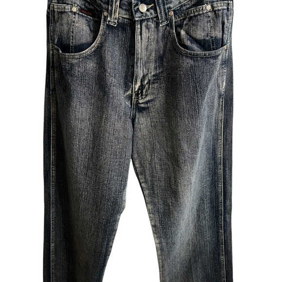 Men’s Moda Jeans USA Dark Wash Baggy Saggy Denim Streetwear 34 X 34 - Picture 2 of 10